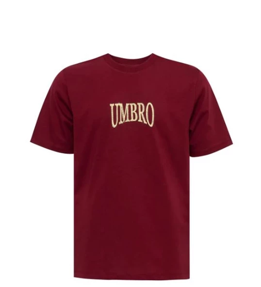 Umbro Erkek Bordo Oversize T-shirt Pamuklu Süprem Umbro Shot Tee FF-0151