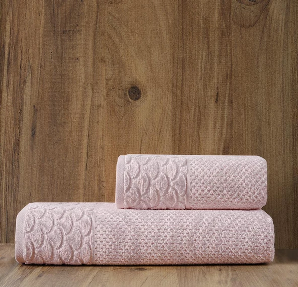 Soley | Alana | Extra Yumuşak Pamuk Pirinç Örgü 2'li Havlu Seti - 6
