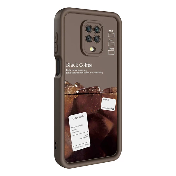 Xiaomi Redmi Note 9S Kılıf Kamera Korumalı Baskılı Arka Yüzey Zore Klas Kapak - Resim 4