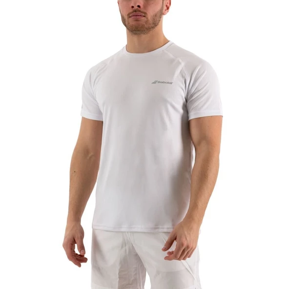 Babolat Play Crew Neck Beyaz Erkek Tenis T-Shirt 3MP1011-1000 - 2