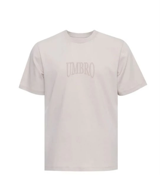 Umbro Erkek Taş Gri Oversize T-shirt Pamuklu Süprem Umbro Shot Tee FF-0151