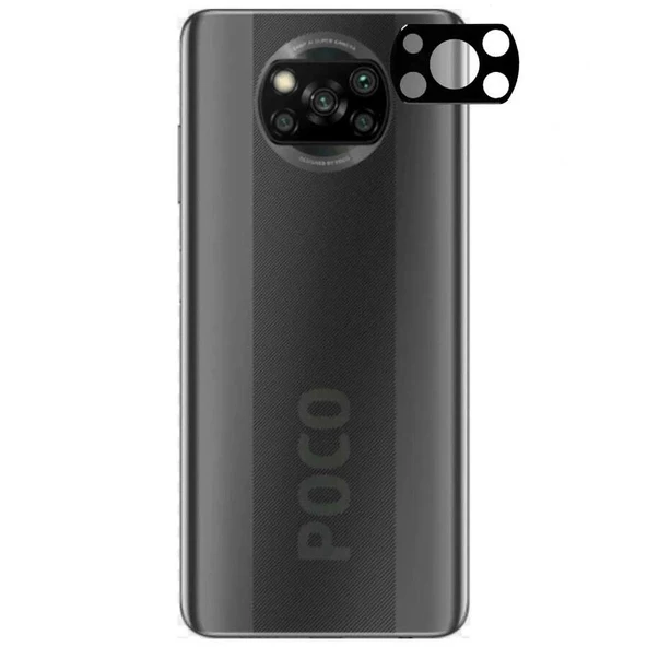 Xiaomi Poco X3 Uyumlu 3D Kamera Camı