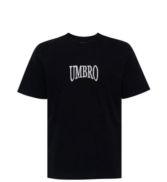 Umbro Erkek Siyah Oversize T-shirt Pamuklu Süprem Umbro Shot Tee FF-0151