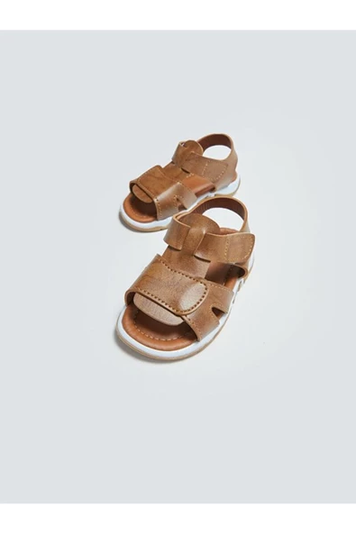 Çocuk Bantlı Lacivert Sandalet - 3