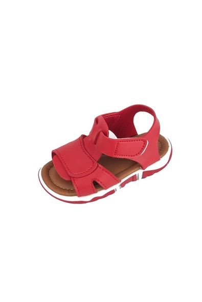 Haki Bantlı Unisex Çocuk Sandalet - 2