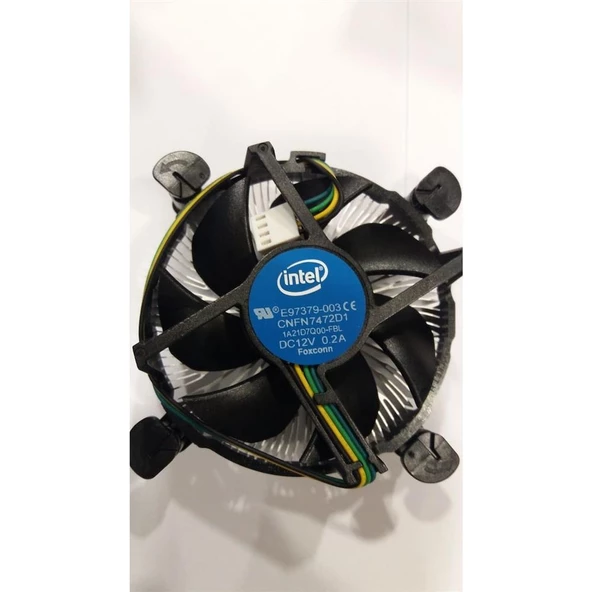 INTEL 1150-1151-1155-1156-1200 Alüminyum Orjinal Fan ürün görseli 1
