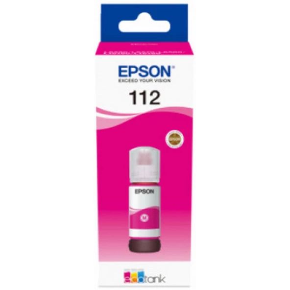 Epson T06C3 (112) Magenta Kırmızı Şişe Mürekkep 13T06C34A ürün görseli 1