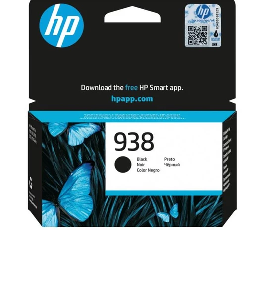 HP 938 Black Siyah Kartuş 4S6X8PE ürün görseli 1