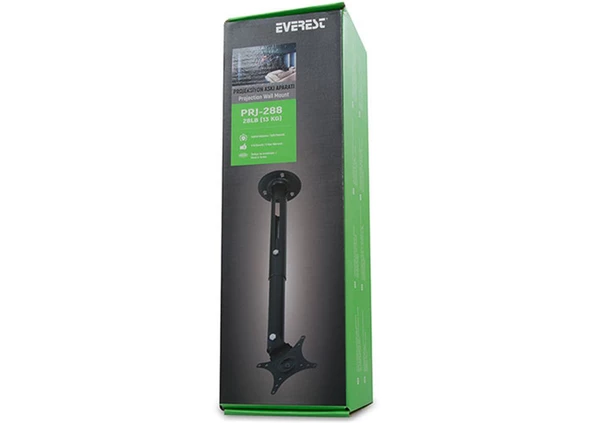 Everest PRJ-288 30-60cm Teleskopik Projeksiyon Askı Aparatı ürün görseli 1