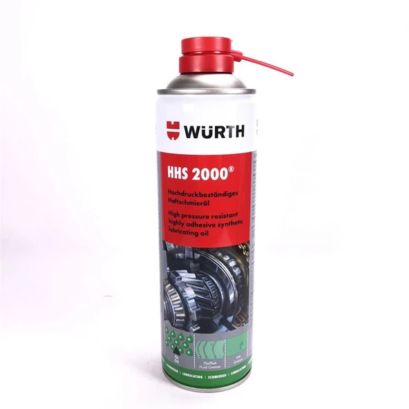 Würth 0893 106 028 500ml HHS 2000 Yüksek Basınca Dayanıklı Yağlama Sprey ürün görseli 1