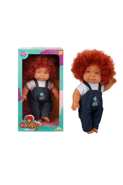 Oyuncak Bebek Kıvırcık Saçlı 35 Cm Bebek - 2