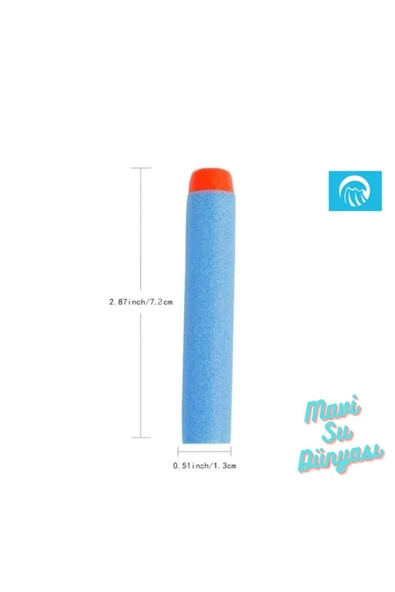 Yumuşak Sünger Mermi 200 lü - 7