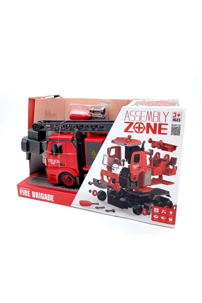 Yangın Kurtarma Araba Seti - Mavi Su Dünyası ürün görseli