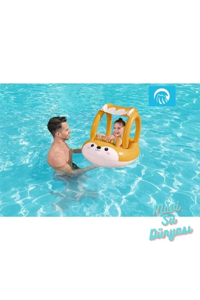 Çocuk Botu Gölgelikli 94 Cm x 66 Cm Float Bot - Mavi Su Dünyası - 2