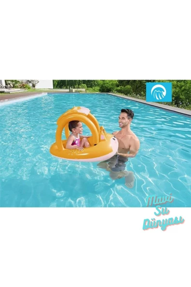 Çocuk Botu Gölgelikli 94 Cm x 66 Cm Float Bot - Mavi Su Dünyası - 3