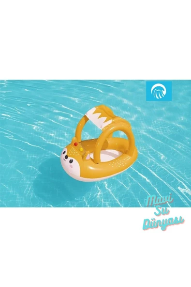 Çocuk Botu Gölgelikli 94 Cm x 66 Cm Float Bot - Mavi Su Dünyası - 4