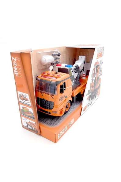 Trafo Kurtarma Araba Seti Sök Tak Özellikli - Mavi Su Dünyası - Resim 2