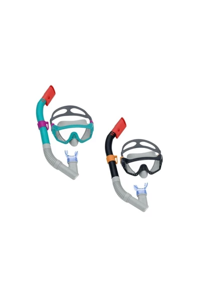 Çocuk Şnorkel Set Spark Wave Siyah Renk 7 ile 14 Yaş Arası - 2