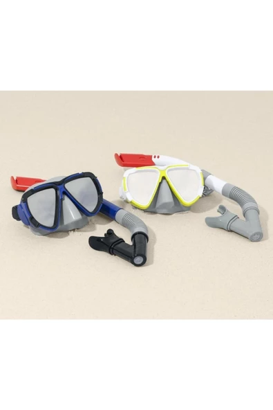 Yetişkin Şnorkel Set Dominator II Sarı-Gri Renk 14 Yaş Üzeri - 4