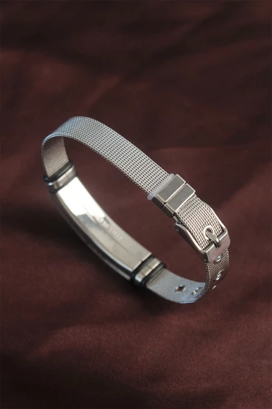 MuI MuI 316L Çelik Siyah Etnik Desenli Ayarlanabilir Hasır Kordonlu Bileklik - 2