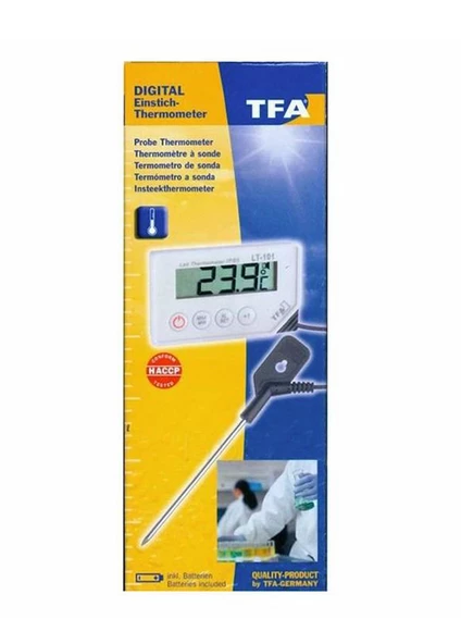 TFA Alarmlı Saplamalı Dijital Prob Termometre - Resim 4