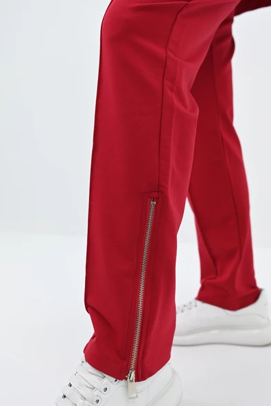 Kadın Büyük Beden Fermuar Detaylı Eşofman Takımı 8090-25 - 11