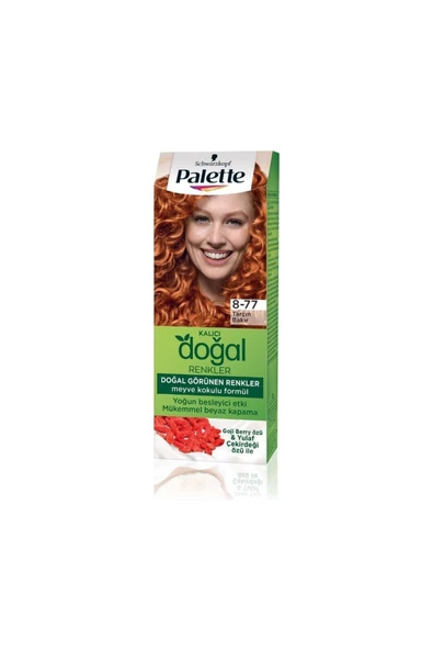 Palette Kalıcı Doğal Renkler Set Boya 8-77 Tarçın Bakır