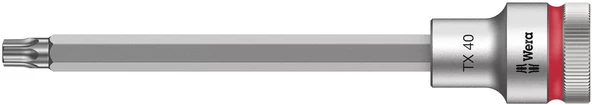 Wera 8767 C HF TORX® Uçlu Zyklop Lokma Bits, 1/2" Soketli, Tutma Fonksiyonlu, TX 40 x 140 mm