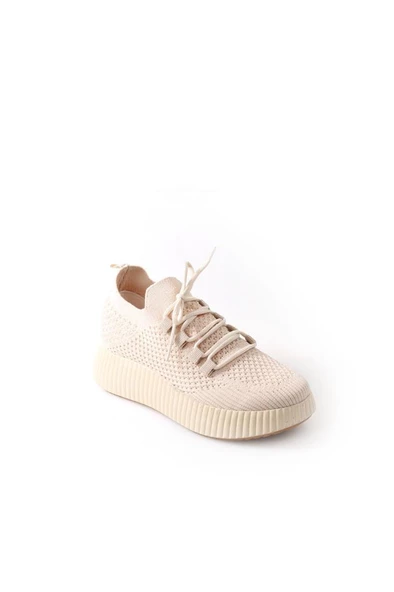 Papuçcity Fendii 02845 Kadın Yüksek Taban Günlük Spor Ayakkabı - 7