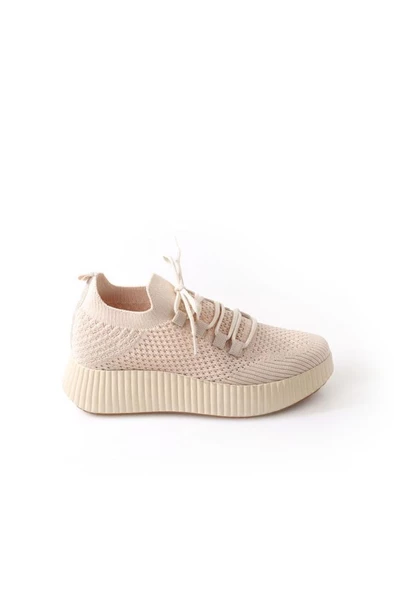 Papuçcity Fendii 02845 Kadın Yüksek Taban Günlük Spor Ayakkabı - 8