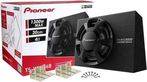 Pioneer TS-WX306B 1300W 30 Cm Kabinli Subwoofer - 2