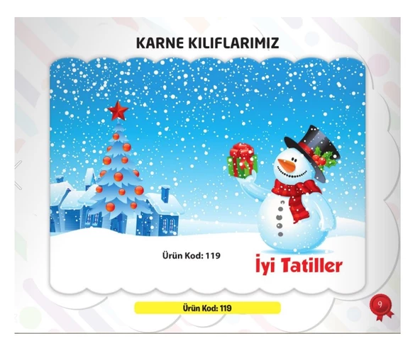 Karne Kabı Kılıfı Ürün Kodu:119 (25 Adet)