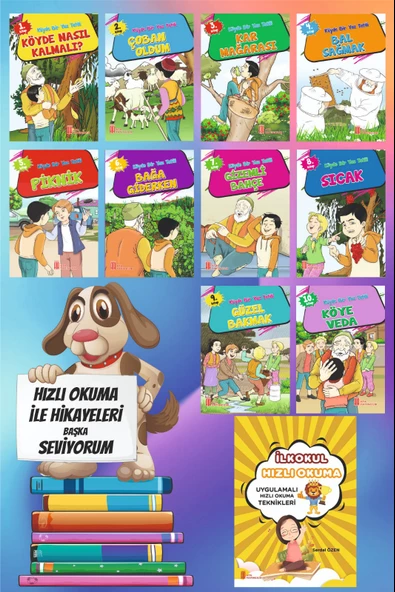 Ata 3.Sınıflar İçin Köyde Bir Yaz Tatili Öykü Dizisi + Hızlı Okuma - 1