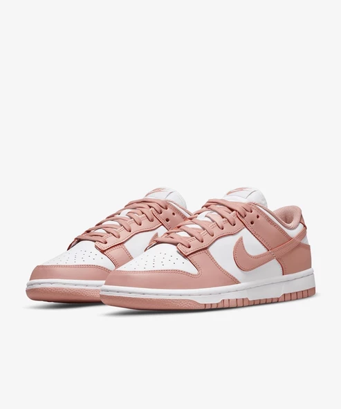 Nike W DU LOW Nike White/Pink Kadın Ayakkabı DD1503-118 - 4