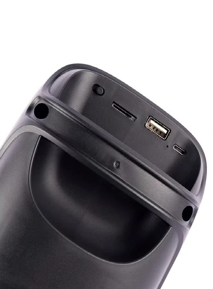 Polygold KTX1475 Rgb Led Işıklı Fm Radyolu 5Wx2 Bluetooth Hoparlör - 5