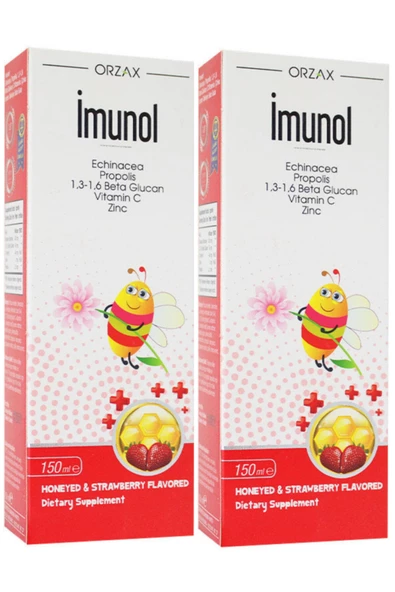 Ocean Imunol Şurup Ballı-çilek Aromalı 150ml - 2 Adet