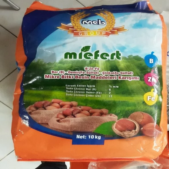 Miefert Bzn Fe Mikro Bitki Besin Maddeleri Karışımı Gübre 10 Kg