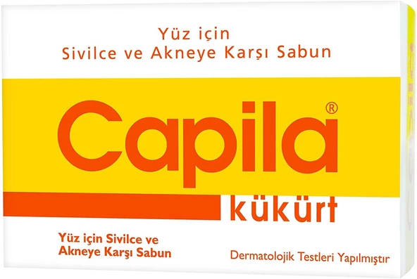 Capila Kükürtlü Sabun 90 Gr ( Yüz İçin Yağlı Cilt Sabunu )