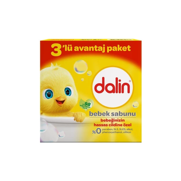 Dalin Bebek Sabunu 3 Lü Avantaj Paket 3 X 100 Gr