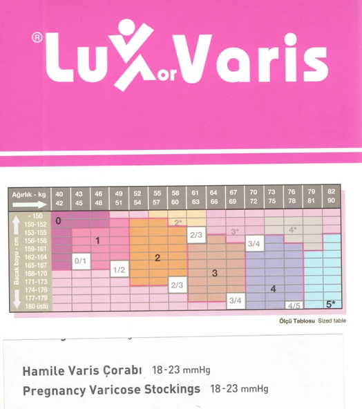 Luxor Hamile Varis Çorabı 18-23 Mmhg (806/2) - 2