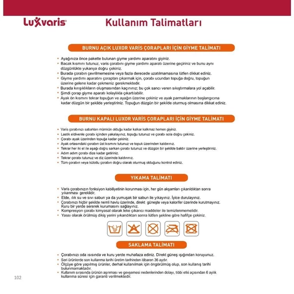 Luxor Hamile Varis Çorabı 18-23 Mmhg (806/2) - 4