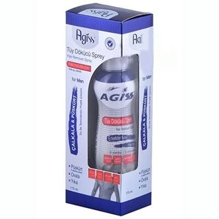 Agiss Tüy Dökücü Sprey Tüm Ciltler İçin Men 175 Ml