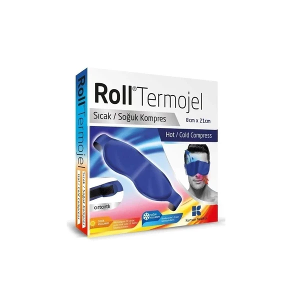 Roll Termojel Sıcak / Soğuk Kompres Çırtlı Göz-Alın 8 Cm X 21 Cm