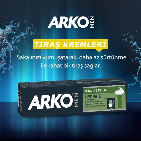 Arko Men Tıraş Kremi 90 Gr // Hydrate