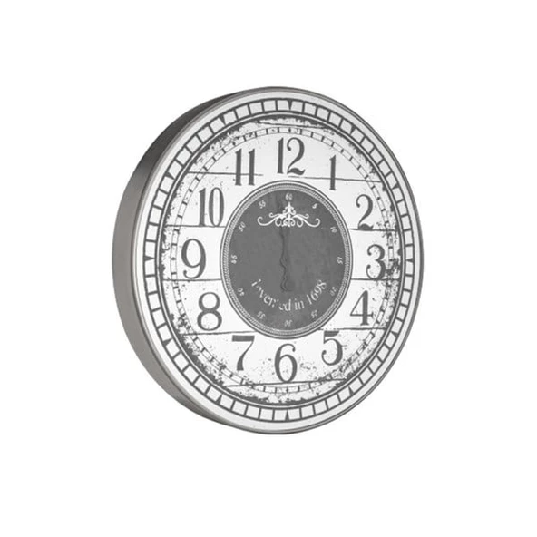 Duvar Saati 1608 Gümüş ürün görseli