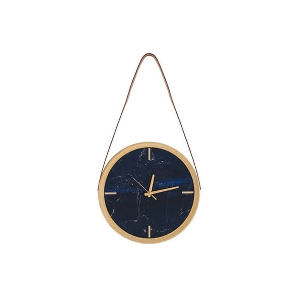 Duvar Saati Yuvarlak Uzay Navy ürün görseli