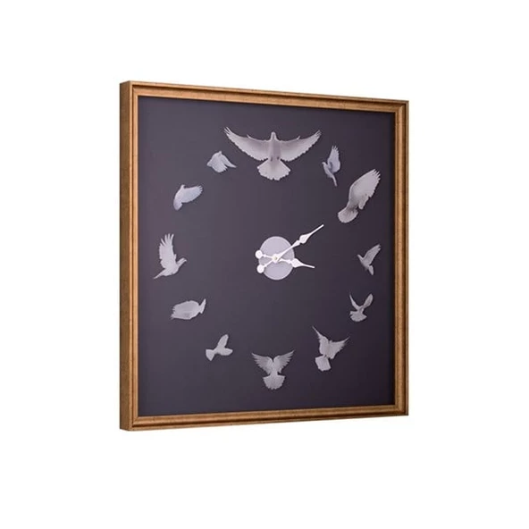 Duvar Saati Güvercin Figürlü ürün görseli