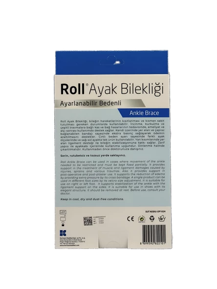 Roll Ligament Destekli  Ayak Bilekliği ( Ayarlanabilir Bedenli ) - 2