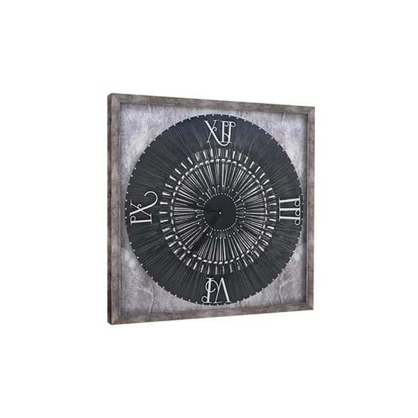 Roma - Ahşap Üzeri Kabartma Saat - Resim 2