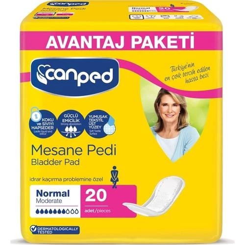 Canped Avantaj Mesane Pedi 20 Adet // M-Normal